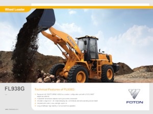 Cargadoras de ruedas Foton Lovol FL938H