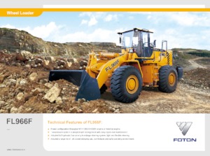 Cargadoras de ruedas Foton Lovol FL966F-II