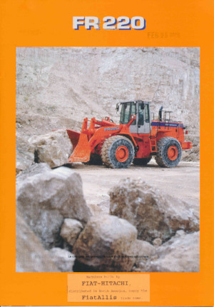 Cargadoras de ruedas Fiat-Hitachi FR 220