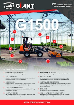 Cargadoras de ruedas Giant G1500