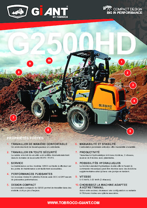 Cargadoras de ruedas Giant G2500 X-tra HD