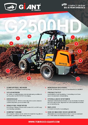 Cargadoras de ruedas Giant G2500 X-tra HD