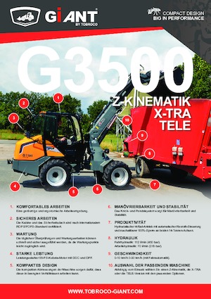 Cargadoras de ruedas Giant G3500 Tele