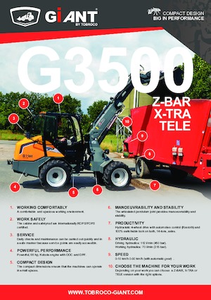 Cargadoras de ruedas Giant G3500 Tele