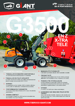 Cargadoras de ruedas Giant G3500 Tele