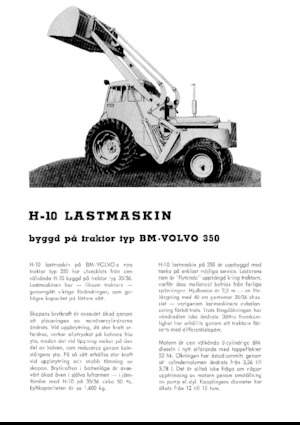 Cargadoras de ruedas Volvo H10-350