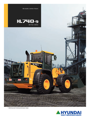 Cargadoras de ruedas Hyundai HL 740-9