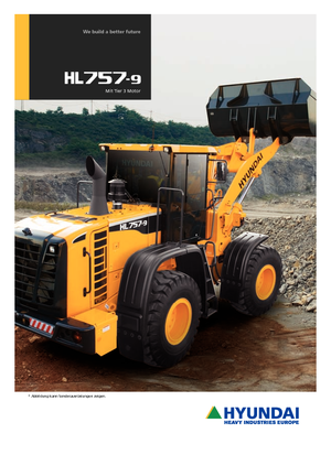 Cargadoras de ruedas Hyundai HL 757-9