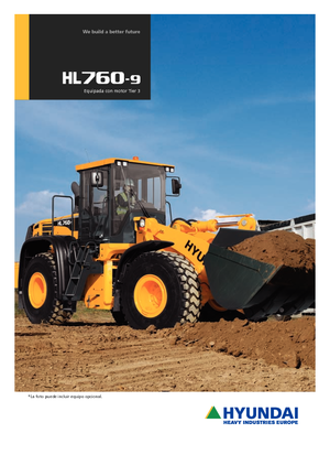 Cargadoras de ruedas Hyundai HL 760-9