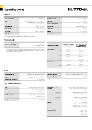 Cargadoras de ruedas Hyundai HL 770-9 A