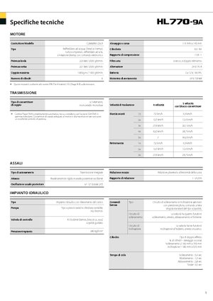 Cargadoras de ruedas Hyundai HL 770-9 A