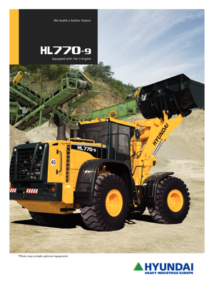 Cargadoras de ruedas Hyundai HL 770-9