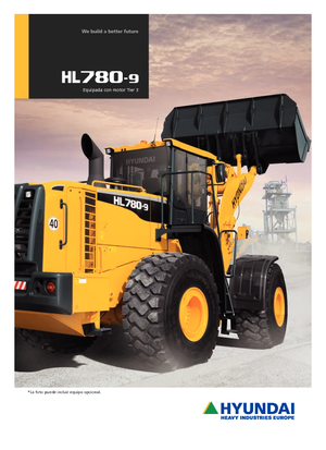 Cargadoras de ruedas Hyundai HL 780-9