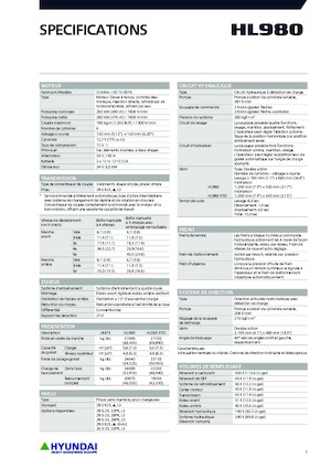 Cargadoras de ruedas Hyundai HL980XT