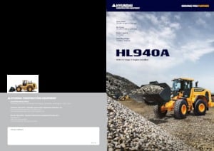 Cargadoras de ruedas Hyundai HL940AXT