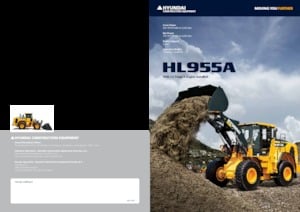 Cargadoras de ruedas Hyundai HL955A