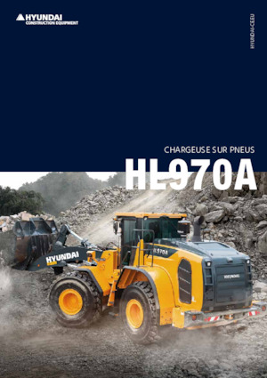 Cargadoras de ruedas Hyundai HL970A