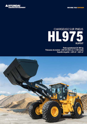 Cargadoras de ruedas Hyundai HL975