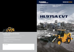 Cargadoras de ruedas Hyundai HL975ACVT