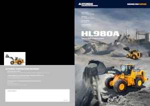 Cargadoras de ruedas Hyundai HL980A