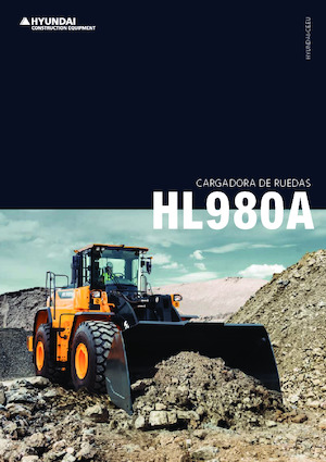 Cargadoras de ruedas Hyundai HL980A