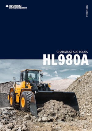 Cargadoras de ruedas Hyundai HL980A
