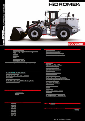 Cargadoras de ruedas Hidromek HMK 635 WL