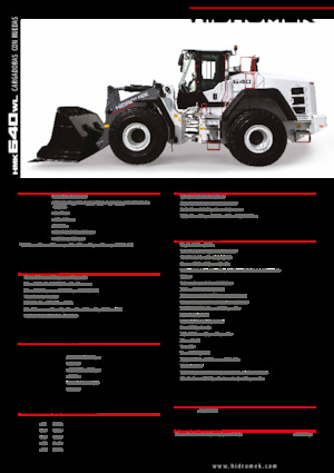 Cargadoras de ruedas Hidromek HMK 640 WL