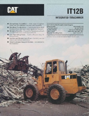 Cargadoras de ruedas Caterpillar IT 12 B