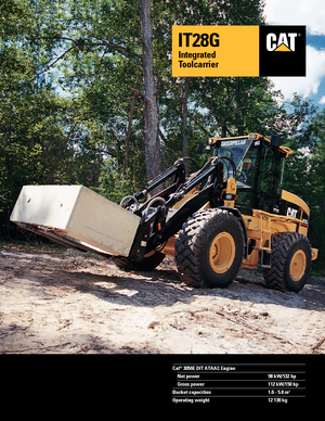 Cargadoras de ruedas Caterpillar IT 28 G