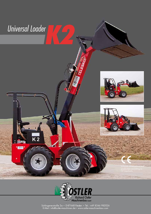 Mini cargador frontal Ostler K2