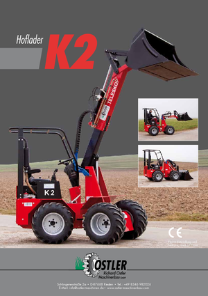 Mini cargador frontal Ostler K2