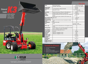 Mini cargador frontal Ostler K3