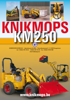 Cargadoras de ruedas Gebr. Geens KM250