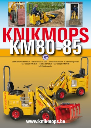 Cargadoras de ruedas Gebr. Geens KM80