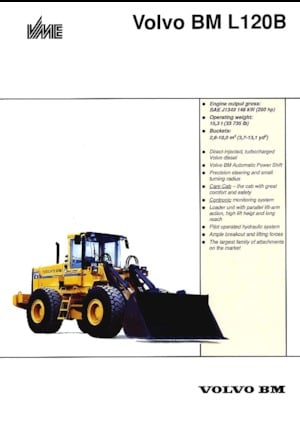 Cargadoras de ruedas Volvo L 120 B