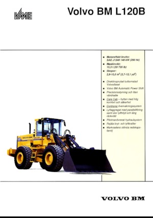 Cargadoras de ruedas Volvo L 120 B