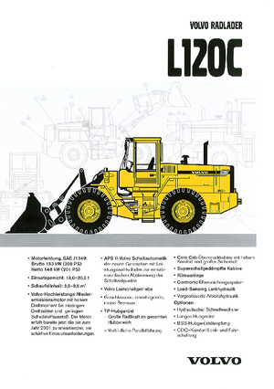 Cargadoras de ruedas Volvo L120C