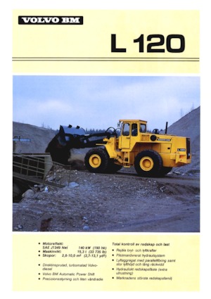 Cargadoras de ruedas Volvo L 120
