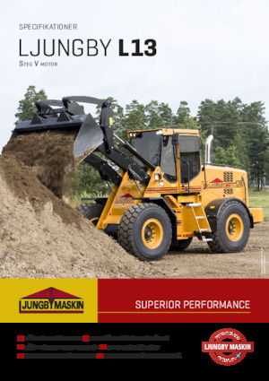 Cargadoras de ruedas Ljungby L 13