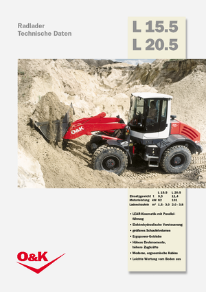Cargadoras de ruedas O&K L 20.5