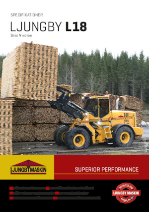 Cargadoras de ruedas Ljungby L 18