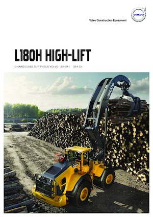 Cargadoras de ruedas Volvo L180H High-Lift