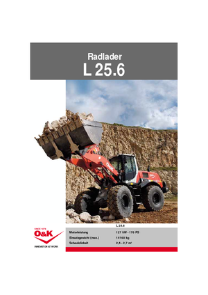 Cargadoras de ruedas O&K L 25.6