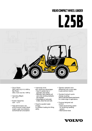 Cargadoras de ruedas Volvo L25B