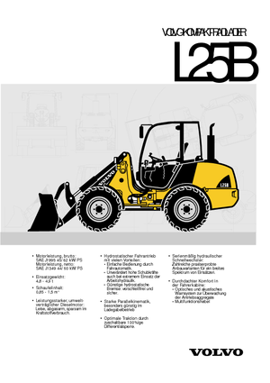 Cargadoras de ruedas Volvo L25B