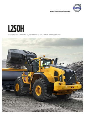 Cargadoras de ruedas Volvo L250H