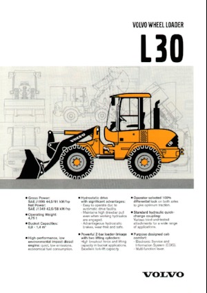 Cargadoras de ruedas Volvo L 30