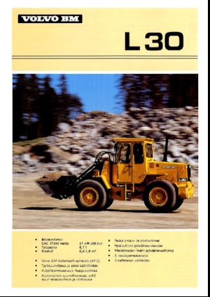 Cargadoras de ruedas Volvo L 30
