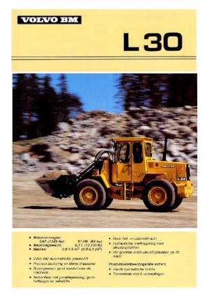 Cargadoras de ruedas Volvo L 30